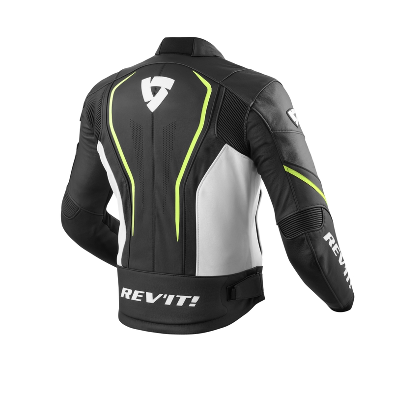 Motorjas Revit Vertex GT zwart-fluogeel uitverkoop