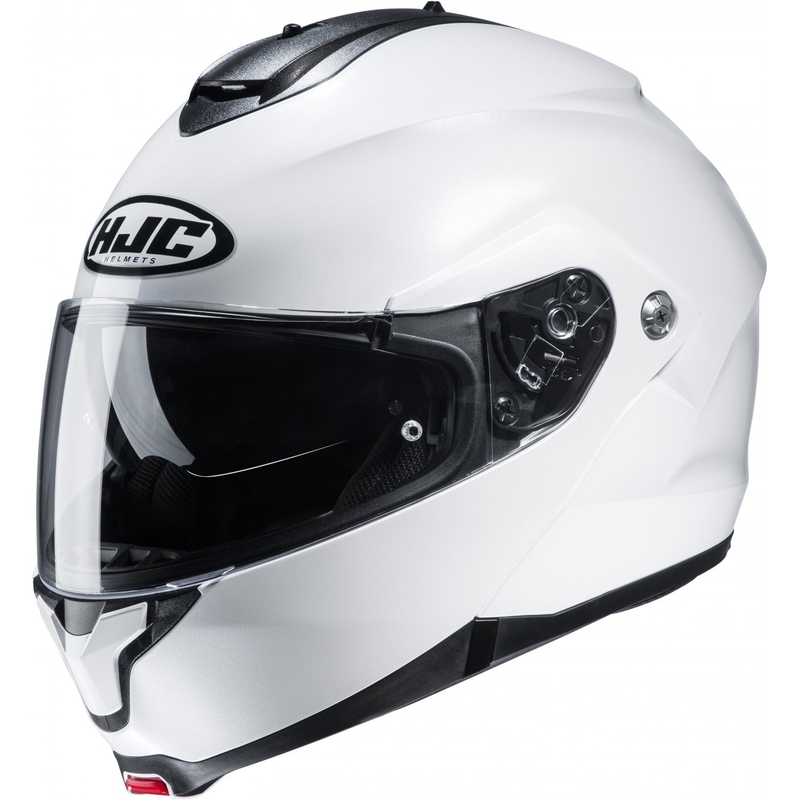 Opklapbare motorhelm HJC helm C91N effen parelwit