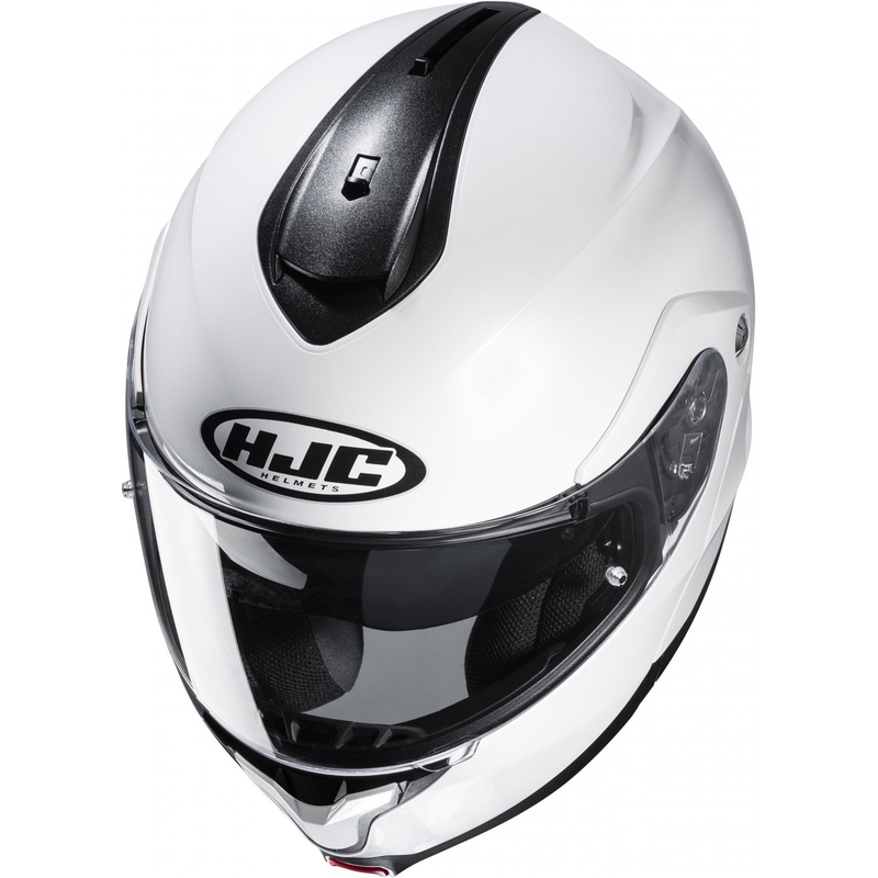 Opklapbare motorhelm HJC helm C91N effen parelwit