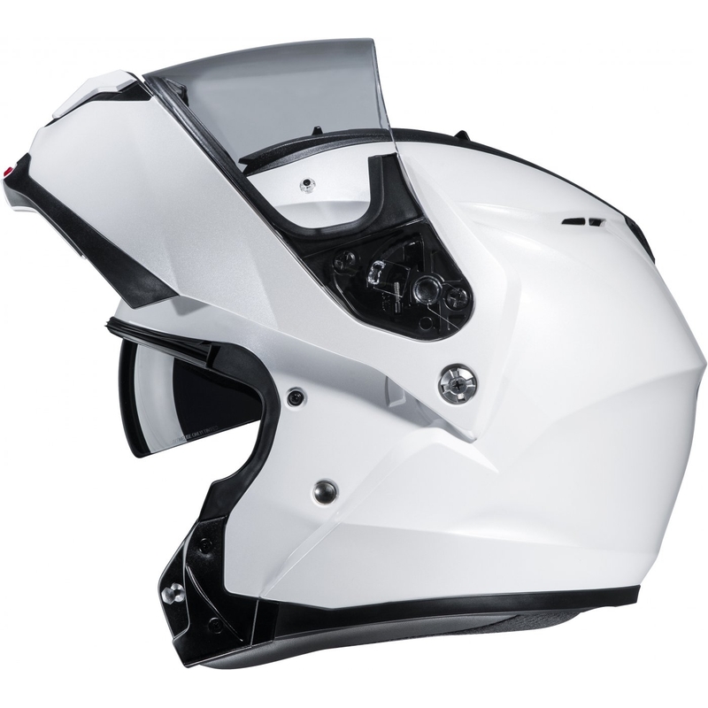 Opklapbare motorhelm HJC helm C91N effen parelwit