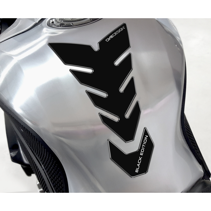 Brandstoftankdeksel Print - Glanzend Zwart