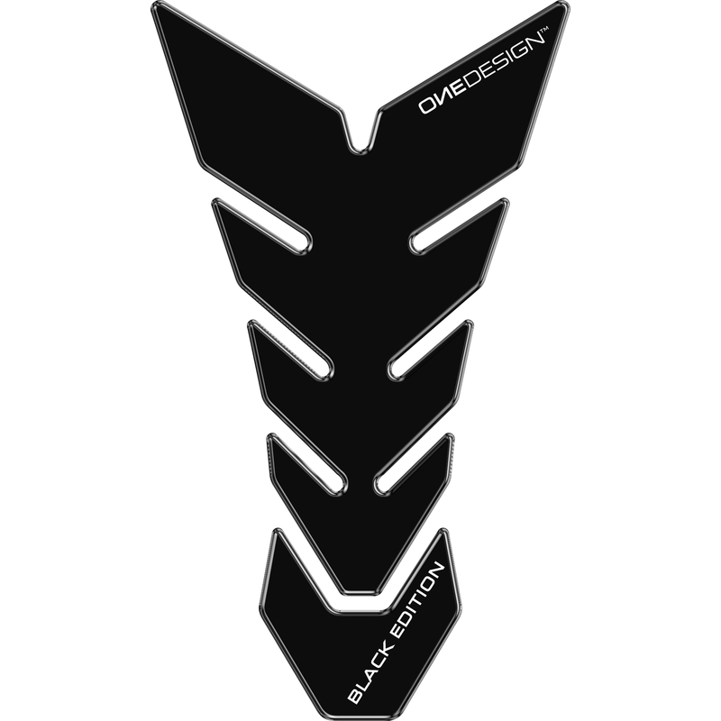 Brandstoftankdeksel Print - Glanzend Zwart