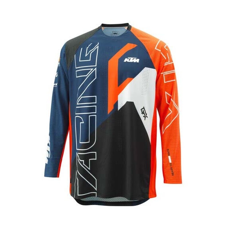 Motorcross Trui KTM Gravity-FX Replica zwart-blauw-oranje uitverkoop