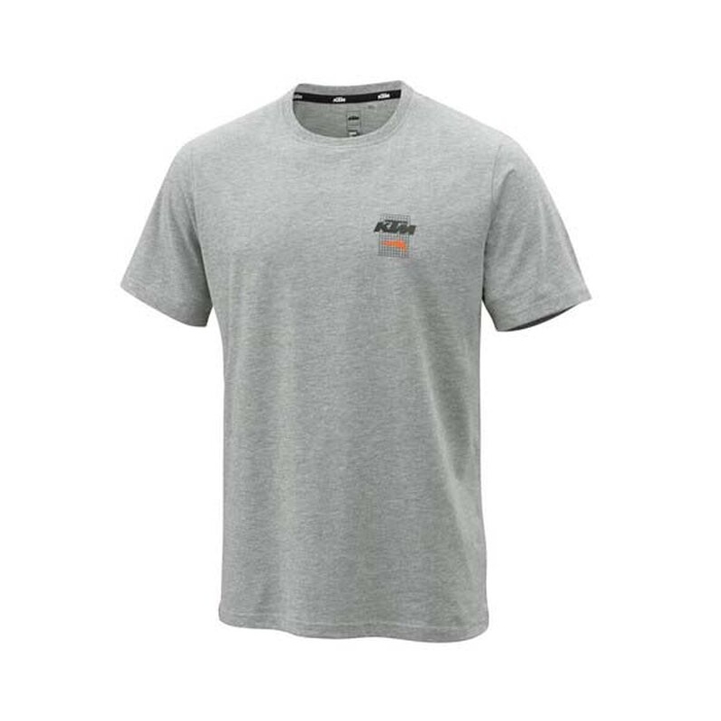 T-shirt KTM Grid Tee grijs uitverkoop