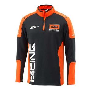 Hoodie KTM Team Halfzip zwart-oranje