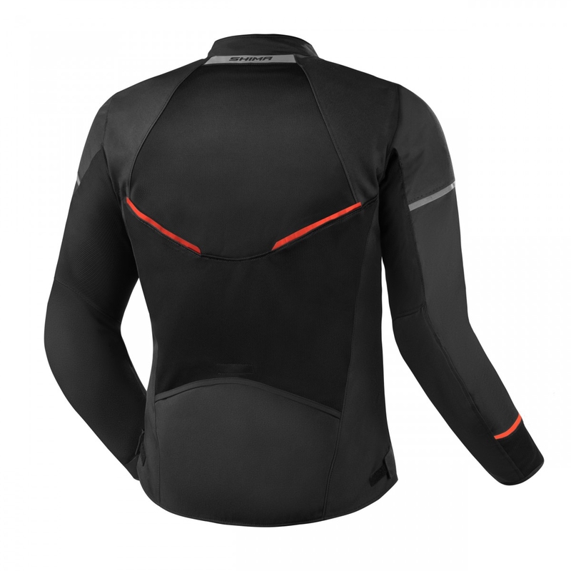 Motorjas Shima X-MESH 2.0 zwart-rood