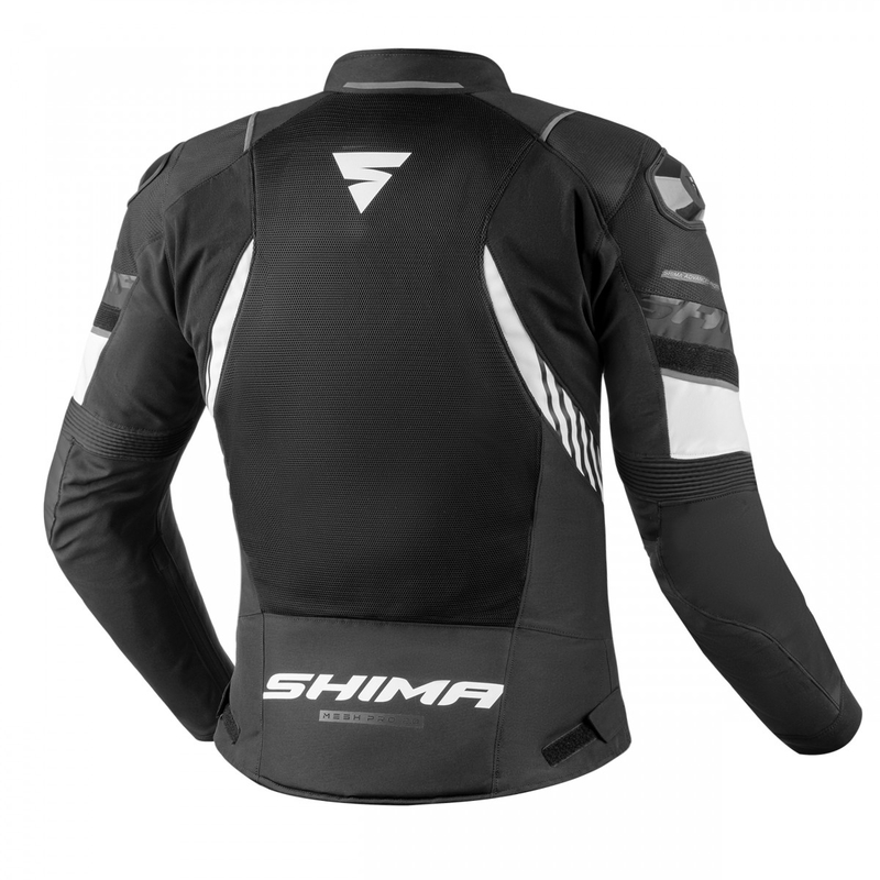 Motorjas Shima MESHPRO 2.0 zwart-wit