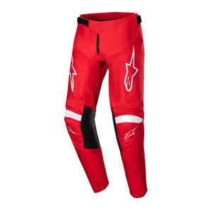 Alpinestars Racer Lurv 2024 Kinder Motorcross Broek Rood Wit