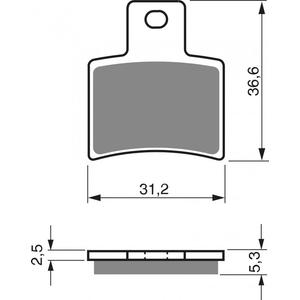 Brzdové destičky GOLDFREN S3