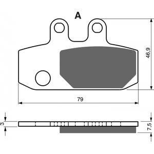 Brzdové destičky GOLDFREN AD