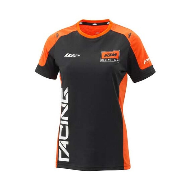 Dames-T-shirt KTM Team zwart-oranje