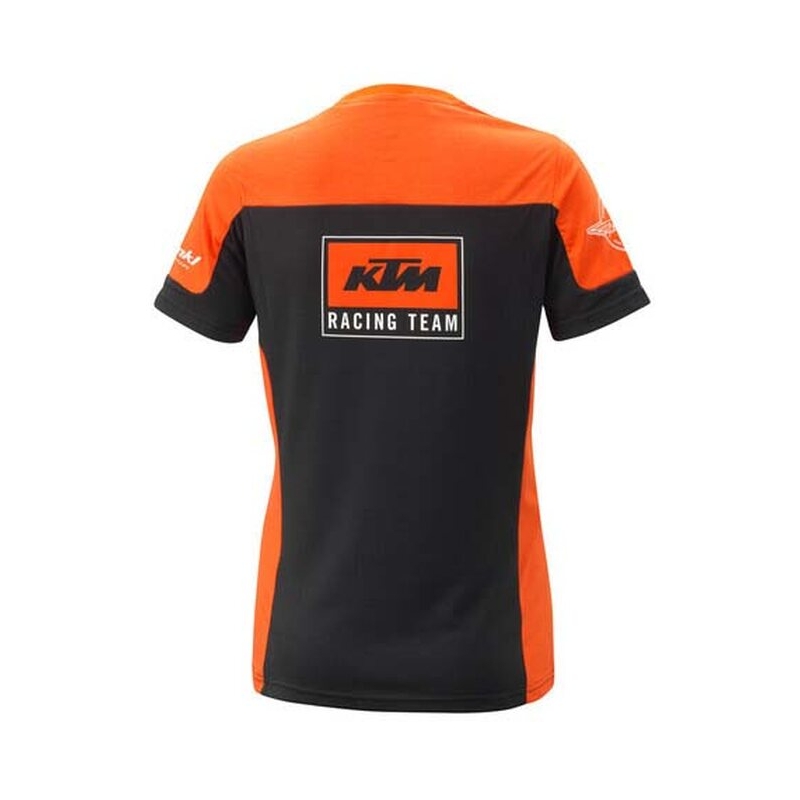 Dames-T-shirt KTM Team zwart-oranje
