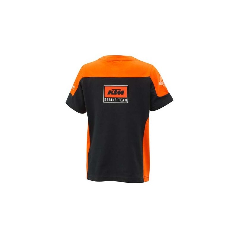 Kinder T-shirt KTM Team zwart-oranje