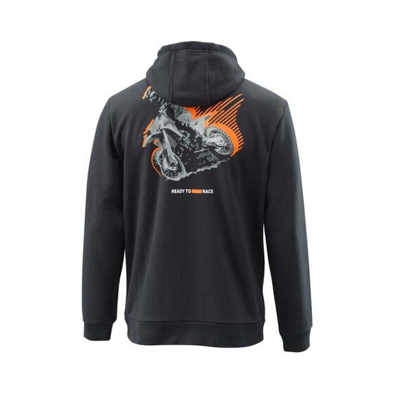 Hoodie KTM MX zwart uitverkoop