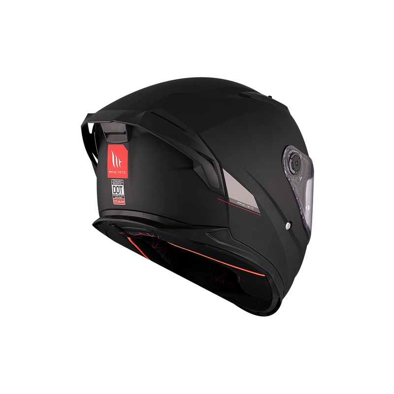 MT BRAKER SV SOLID A1 integraal motorhelm glans zwart