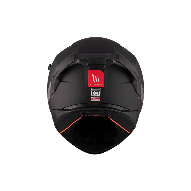 MT BRAKER SV SOLID A1 integraal motorhelm glans zwart