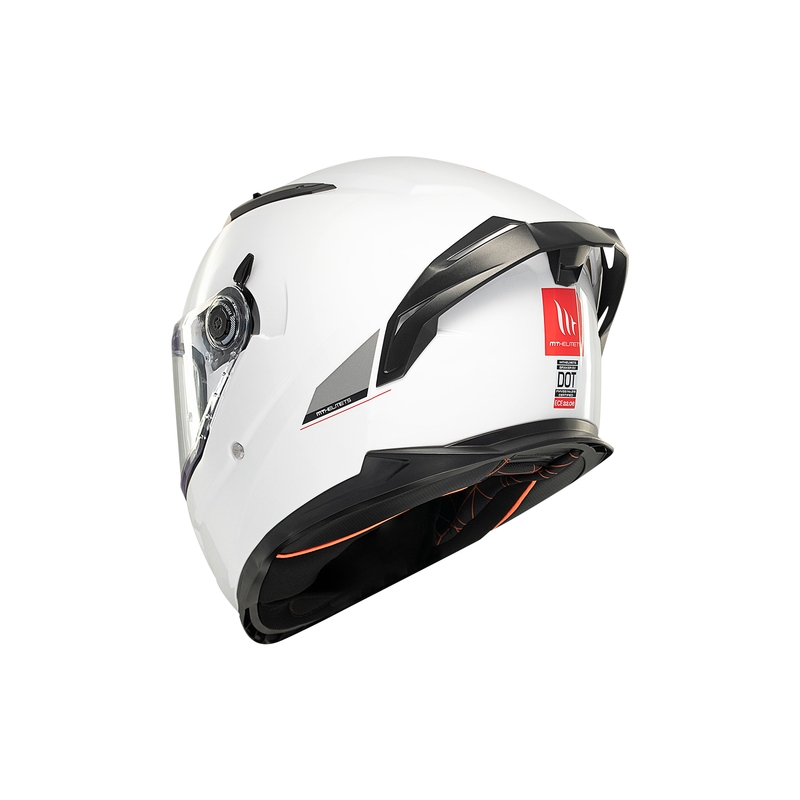 MT BRAKER SV SOLID A0 integraal motorhelm wit