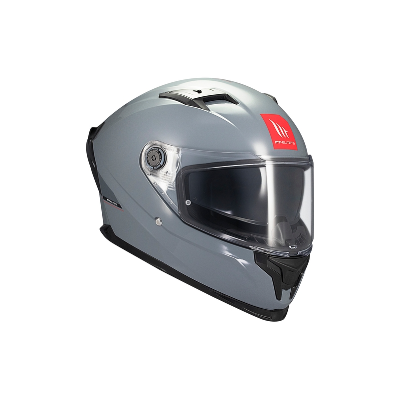 MT BRAKER SV SOLID A12 integraal motorhelm grijs
