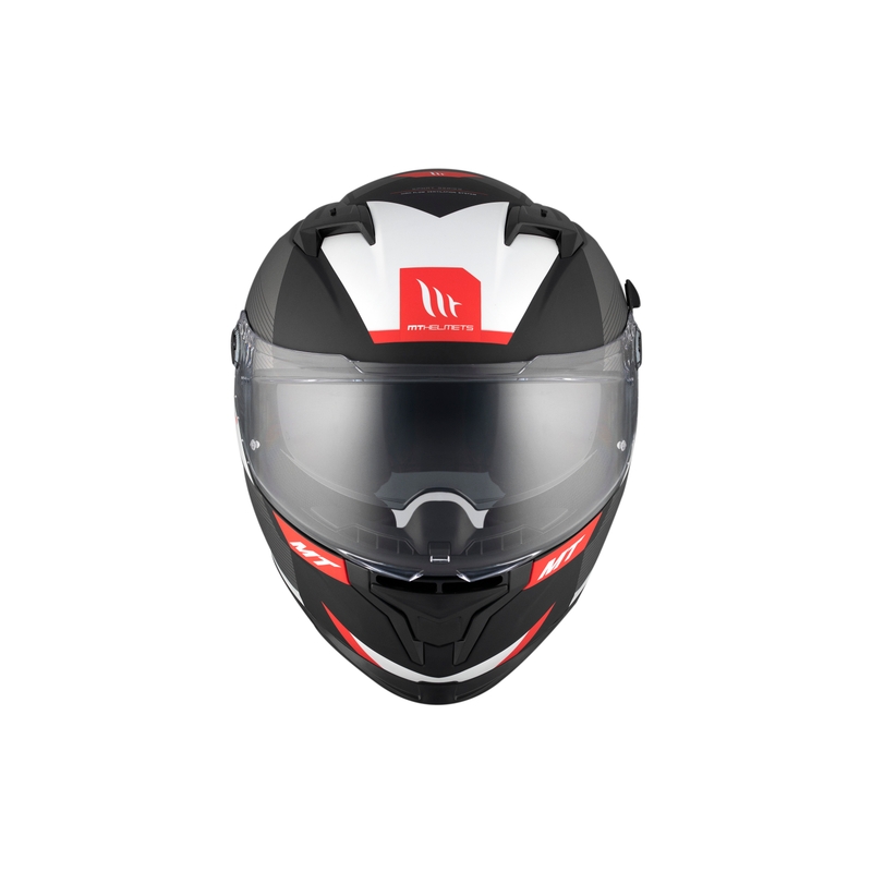 MT BRAKER CHENTO B0 integraal motorhelm zwart-grijs-wit
