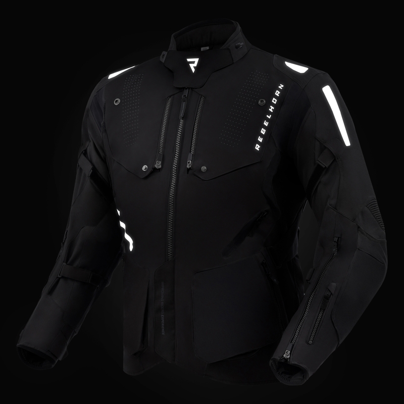 Rebelhorn Hiker IV motorjack zwart
