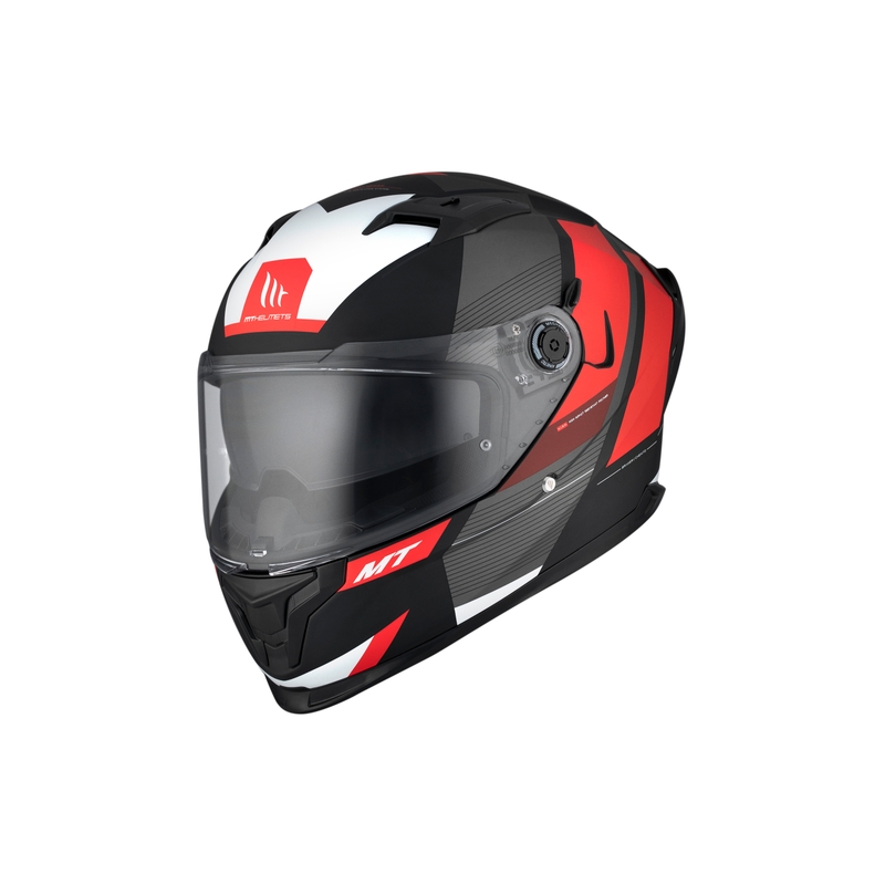 MT BRAKER CHENTO B5 grijs-rood-wit integraal motorhelm