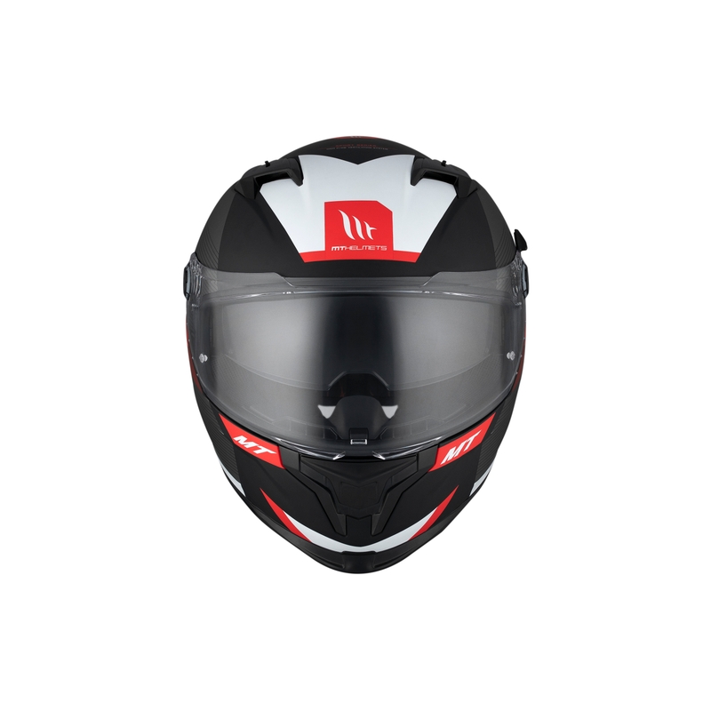 MT BRAKER CHENTO B5 grijs-rood-wit integraal motorhelm