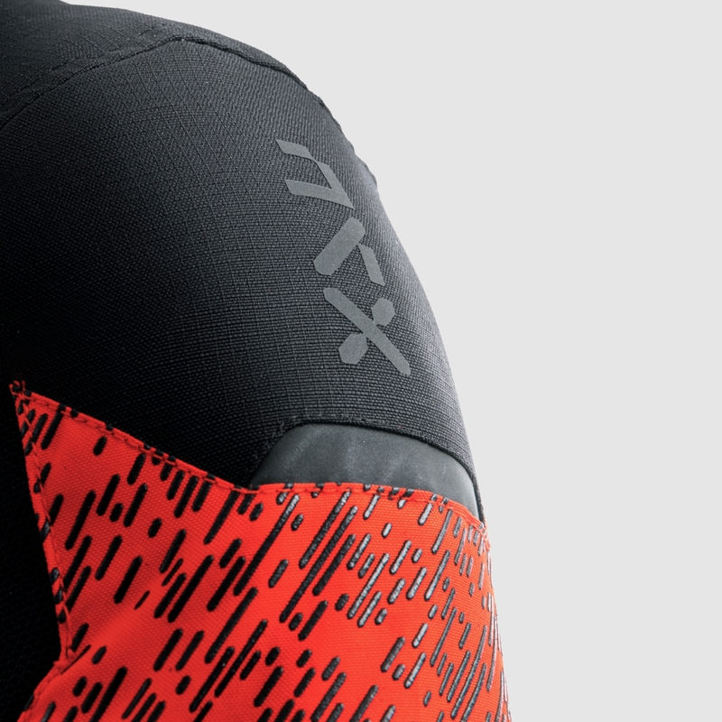 Rebelhorn Jax motorjack zwart-rood
