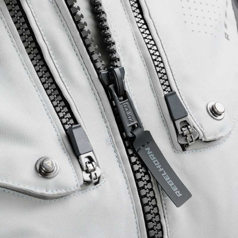 Damesjack Rebelhorn Hiker IV Zwart-Grijs-Fluo Geel