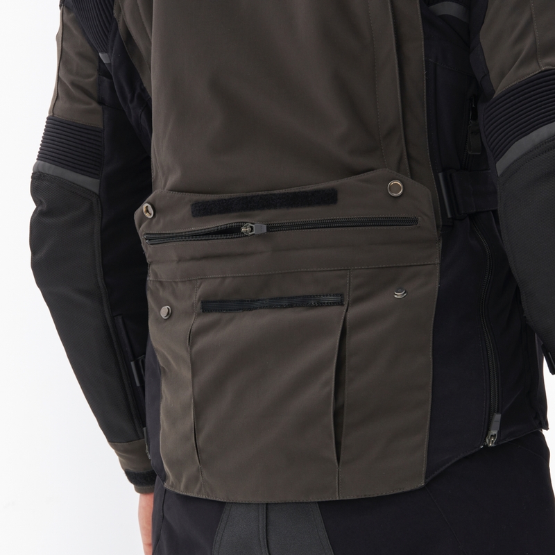 Rebelhorn Range antraciet-zwart-fluo gele motorjas