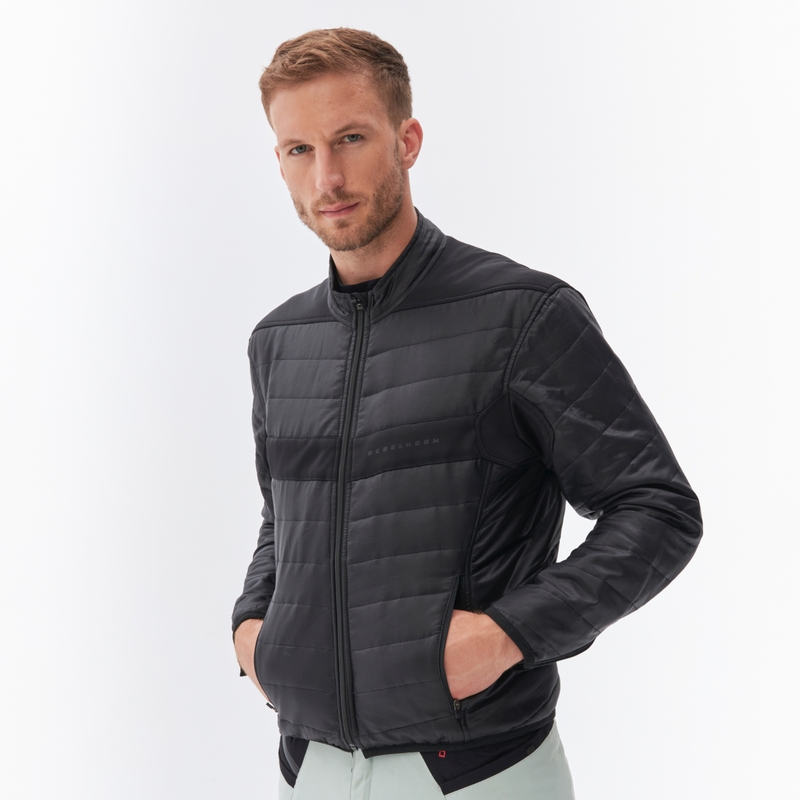 Rebelhorn Range grijs-zwart-rode motorjas