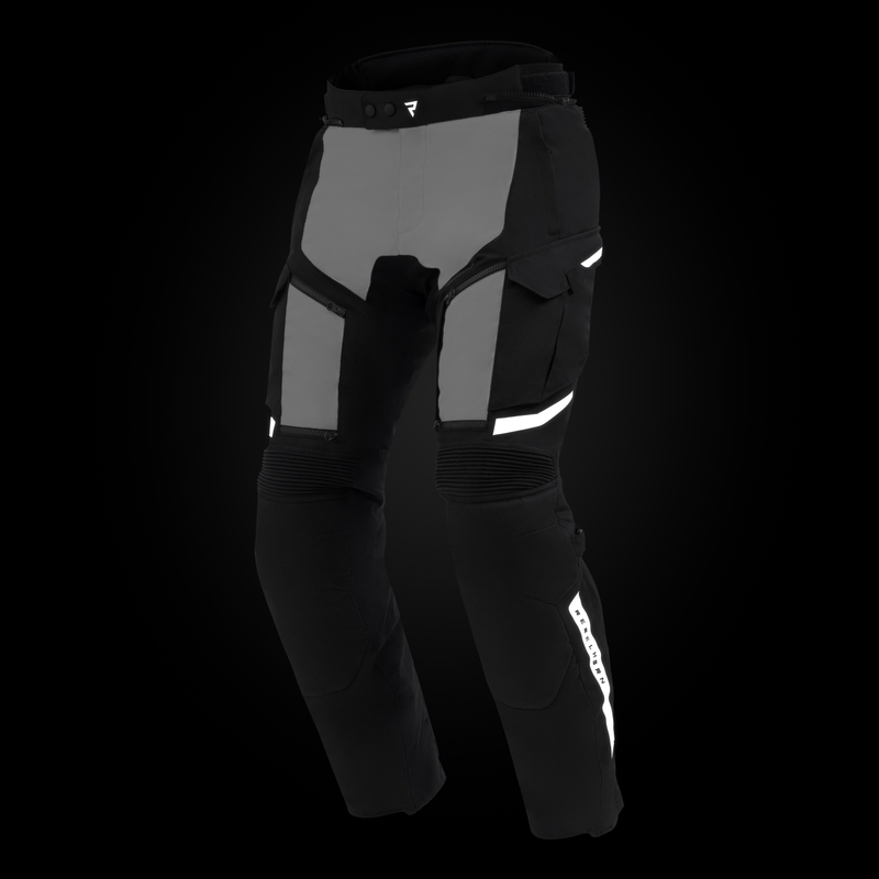 Rebelhorn Cubby V motorbroek zwart-grijs