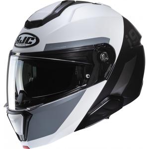 Opklaphelm HJC i91 Bina MC5SF wit-grijs-zwart