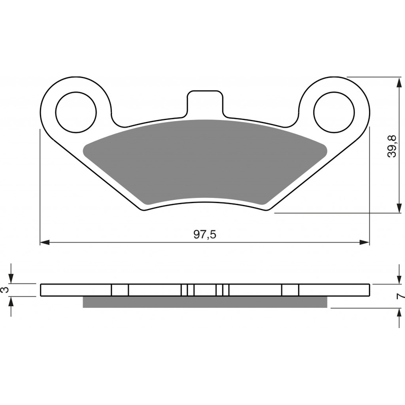 Brzdové destičky GOLDFREN AD