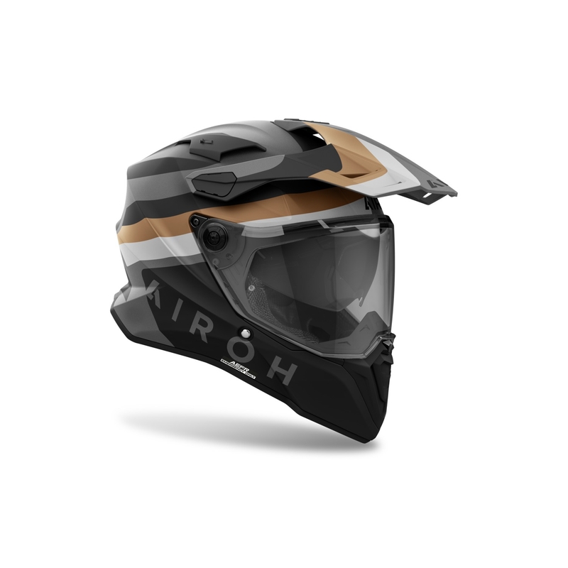 Endurohelm Airoh Commander 2 Doom mat goud