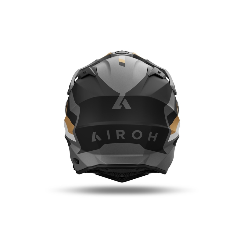 Endurohelm Airoh Commander 2 Doom mat goud