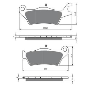 Brzdové destičky GOLDFREN S3