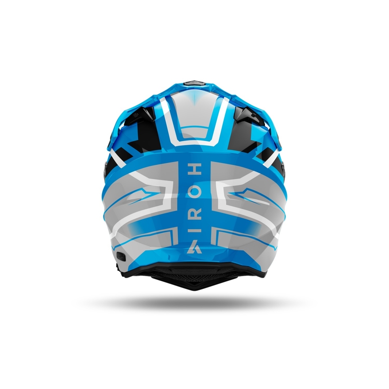 Endurohelm Airoh Commander 2 Mavick glanzend blauw