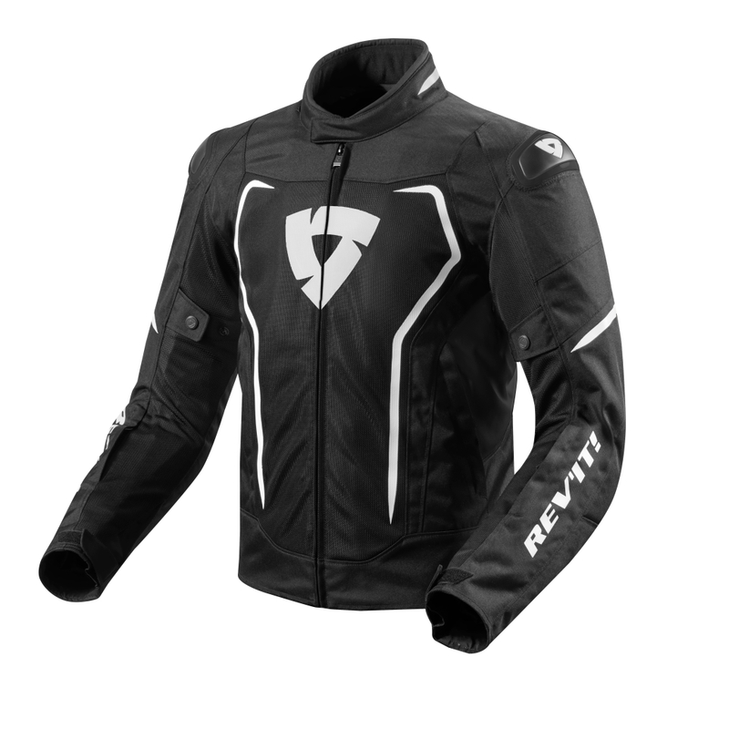 Bunda na motorku Revit Vertex air černo-bílá