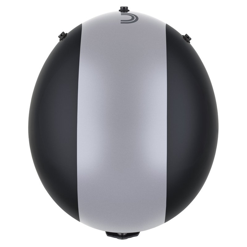 Cassida Eso Jawa Panel Open Face Helm Zwart Parel-Antraciet-Zilver