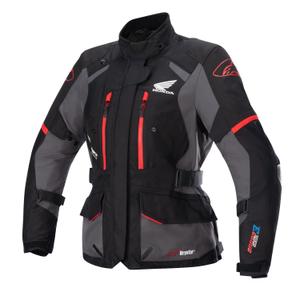Alpinestars Stella Andes Drystar Honda Motorjas 2024 zwart-grijs
