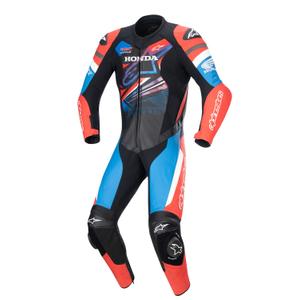 Alpinestars GP Force Honda Motorcycle Coverall Collectie 2024 zwart-rood-fluo-wit