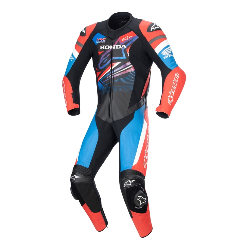 Alpinestars GP Force Honda motorpak zwart-rood fluo-wit