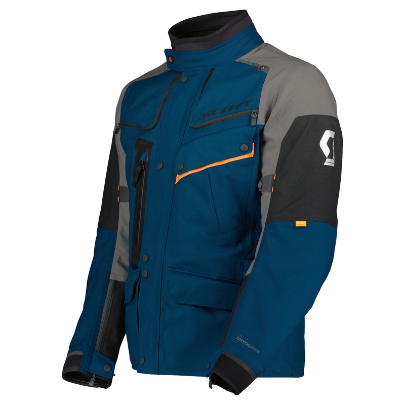 Motorjas SCOTT VOYAGER DRYO blauw-grijs