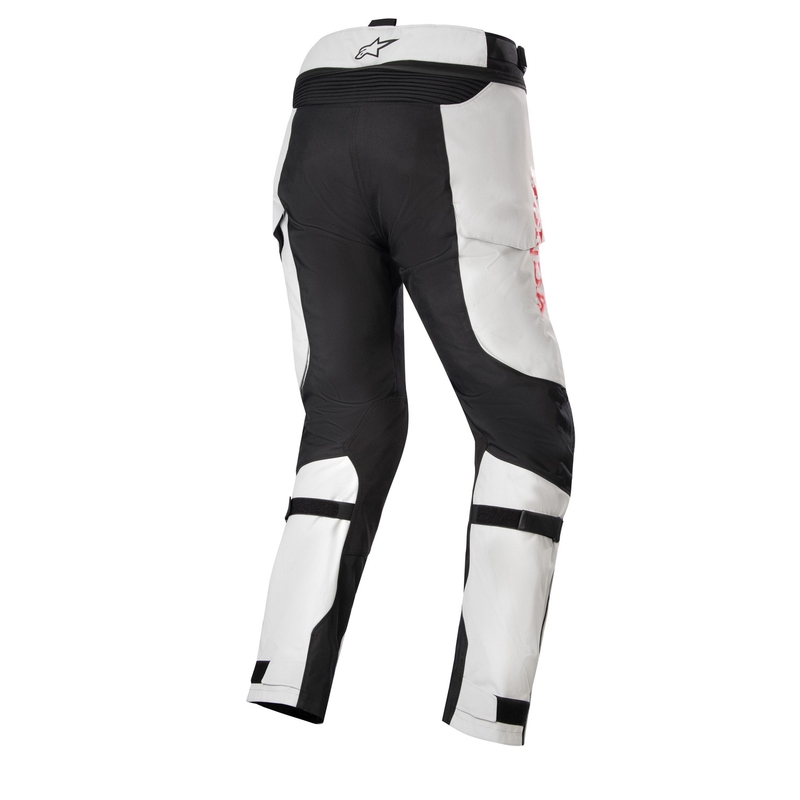 Alpinestars Bogota PRO Drystar Honda motorbroek lichtgrijs-rood fluo-zwart