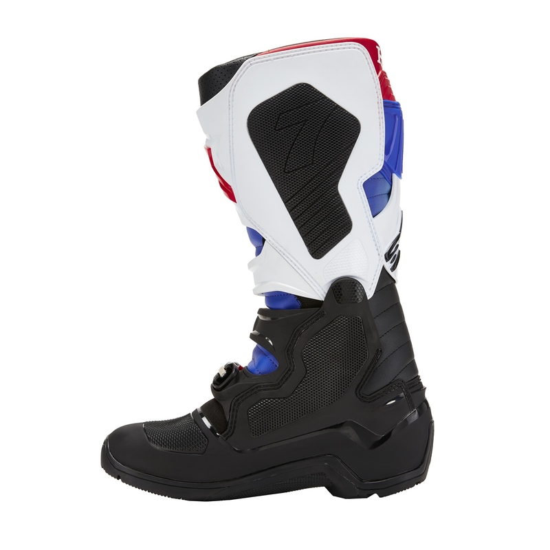 Alpinestars Tech 7 Enduro Drystar Honda Motorlaarzen Zwart-Blauw-Wit-Rood