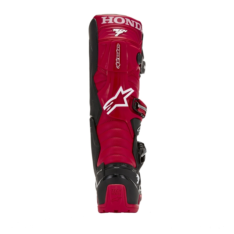 Alpinestars Tech 7 Enduro Drystar Honda Motorlaarzen Zwart-Rood