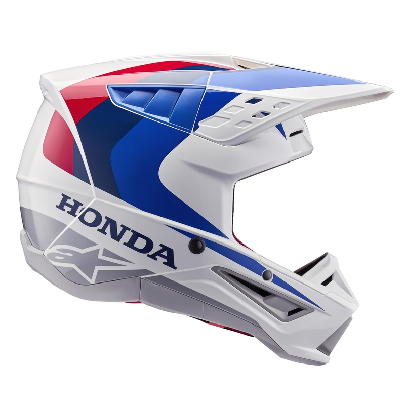 Alpinestars S-M5 Honda motorcrosshelmcollectie wit-blauw-rood