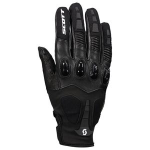 Leren motorhandschoenen SCOTT ASSAULT PRO zwart/wit