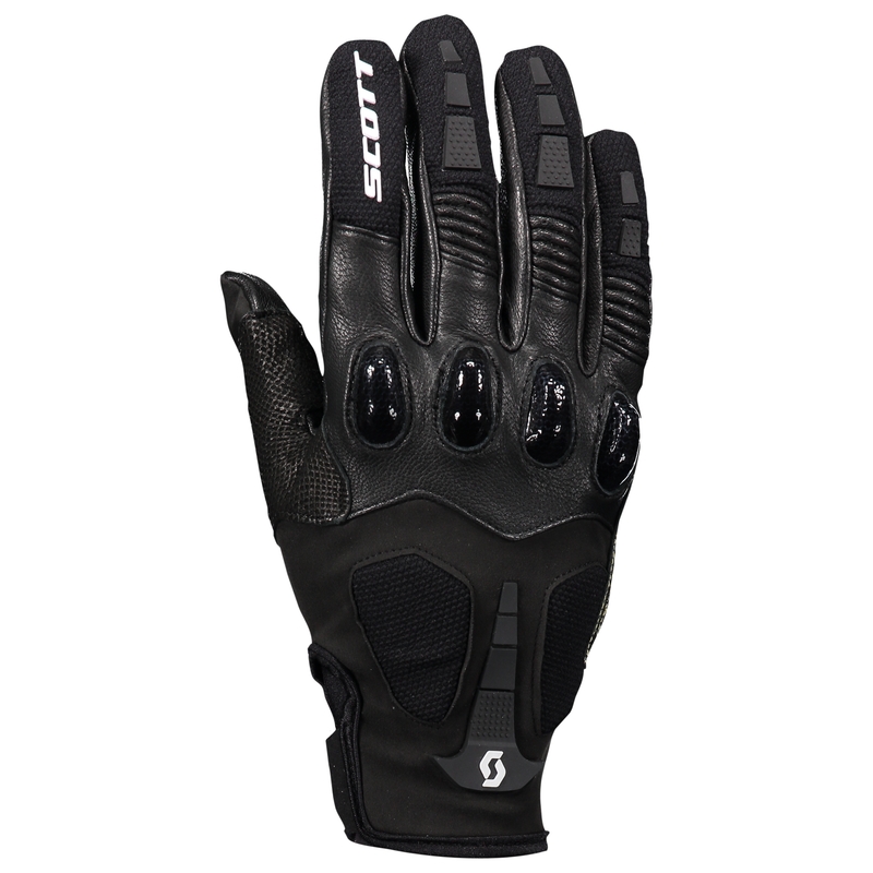Leren motorhandschoenen SCOTT ASSAULT PRO zwart/wit