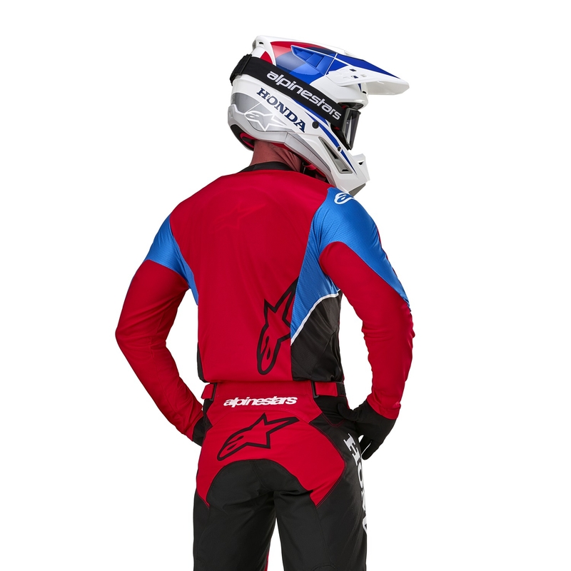 Alpinestars Racer Iconic Honda Collection Motocross Jersey Rood-Zwart-Blauw-Wit